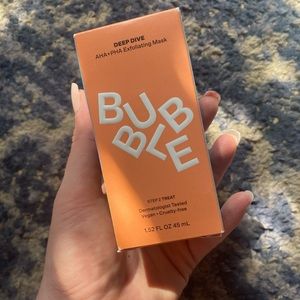 NIB Bubble Skincare Deep Dive Exfoliating Mask
